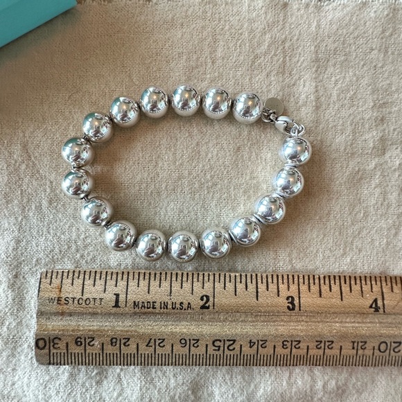 Tiffany & CO Hardware silver Ball Bracelet - Picture 7 of 16